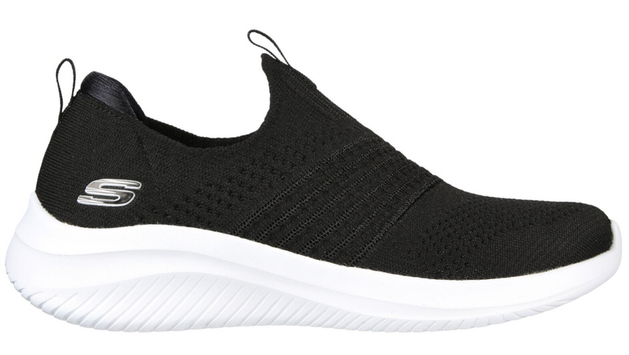 WOMEN'S SKECHERS SLIP-INS: ULTRA FLEX 3.0 SMOOTH STEP | BLACK