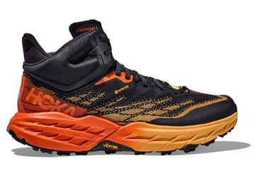 MEN'S HOKA SPEEDGOAT 5 MID GTX | BLUE GRAPHITE / AMBER YELLOW