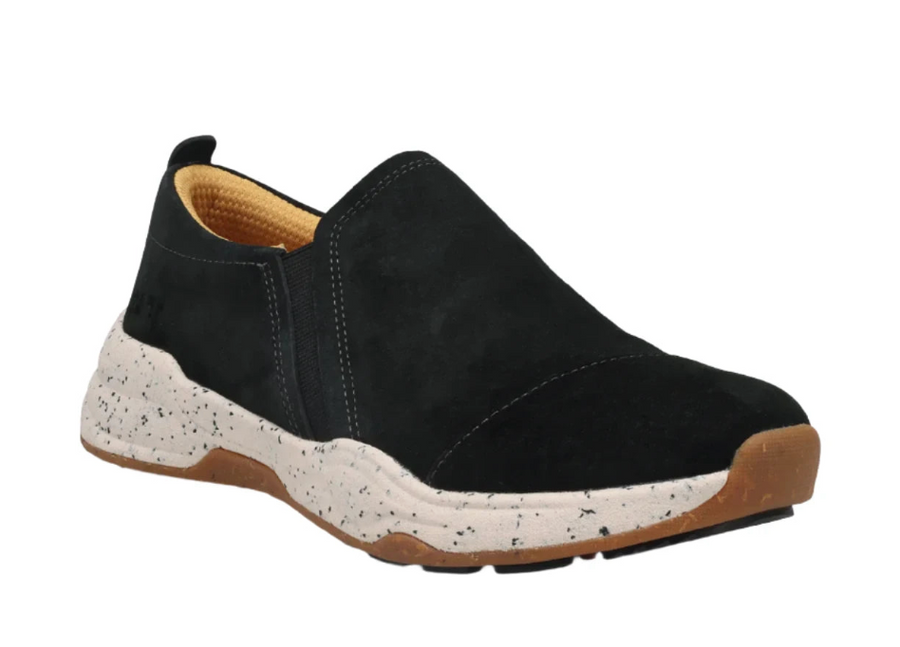 WOMEN'S TAOS SUPER STEP IN SLIP-ON LOAFER | BLACK NUBUCK