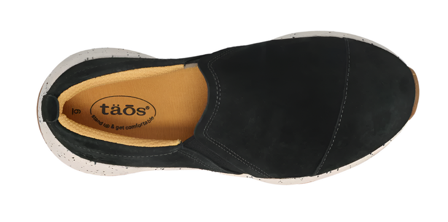 WOMEN'S TAOS SUPER STEP IN SLIP-ON LOAFER | BLACK NUBUCK