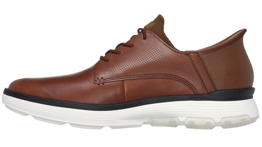 MEN'S SKECHERS SLIP-INS MARK NASON: CASUAL GLIDE CELL - GABLE LUX | COGNAC