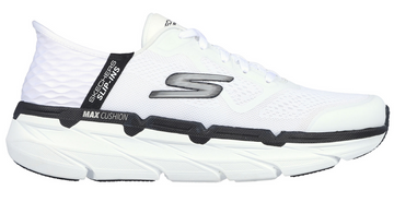 MEN'S SKECHERS SLIP-INS MAX CUSHIONING PREMIER ASCENDANT | WHITE / BLACK