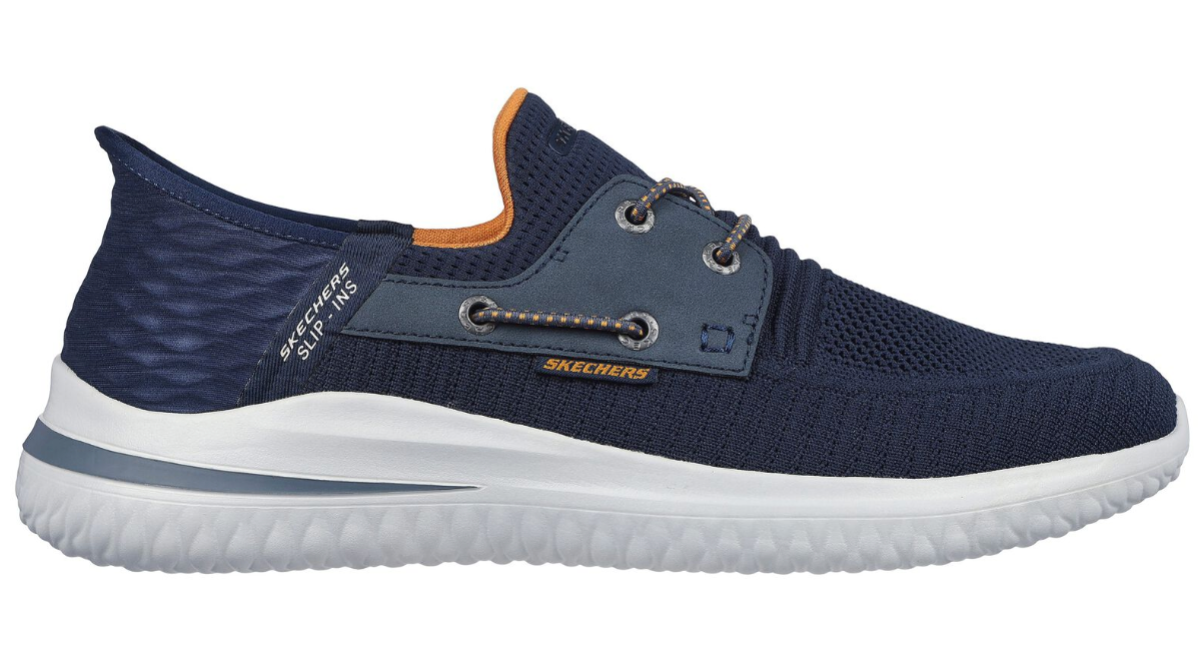 MEN'S SKECHERS SLIP-INS RELAXED DELSON 3.0-ROTH | NAVY – Randy's Shoes