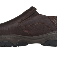 MEN'S SKECHERS SLIP-INS RELAXED FIT CRASTER-LANIGAN | RED / BROWN