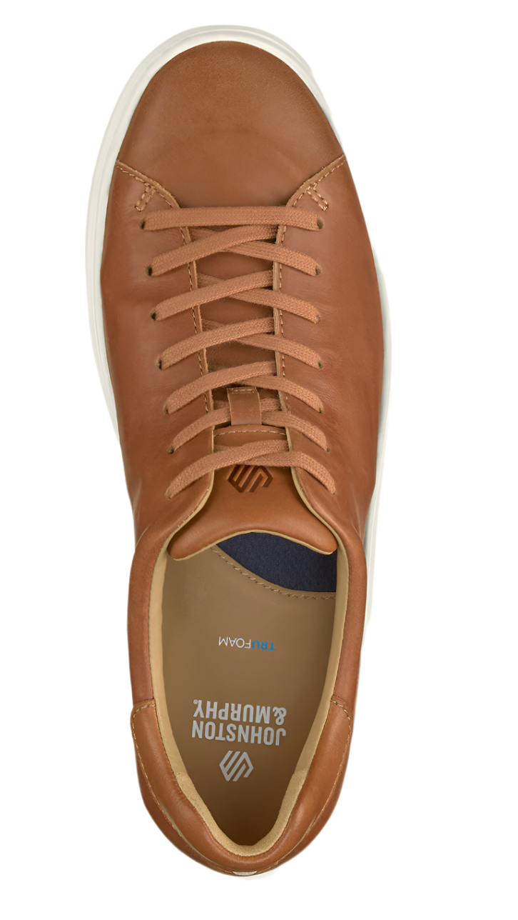 MEN'S JOHNSTON & MURPHY ANDERS LACE-TO-TOE | TAN FULL GRAIN