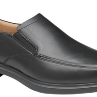 MEN'S JOHNSTON & MURPHY XC4 STANTON 2.0 RUNOFF SLIP-ON | BLACK FULL GRAIN