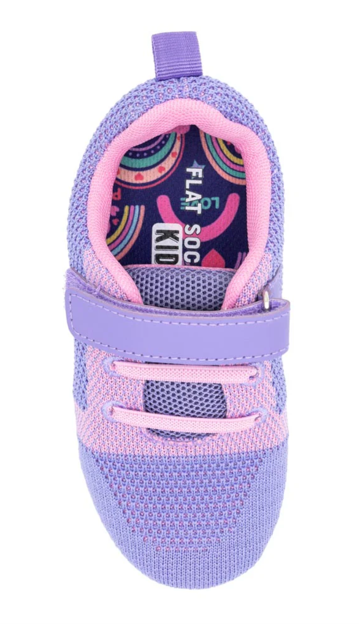 KIDS FLAT SOCKS MESH | RAINBOW EXPLOSION