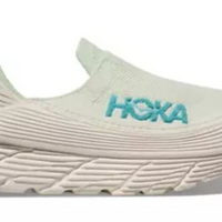 UNISEX HOKA RESTORE TC SLIP ON SHOE | FROST / CLOUDLESS