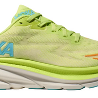 WOMEN'S HOKA CLIFTON 9 | LETTUCE / SOLAR FLARE