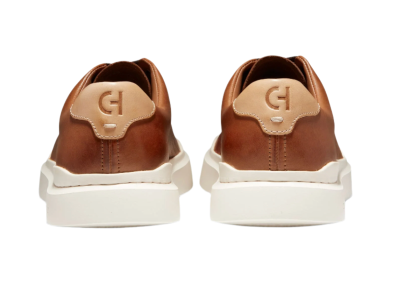 MEN'S COLE HAAN GRANDPRØ RALLY LASER CUT SNEAKERS | BRITISH TAN / IVORY