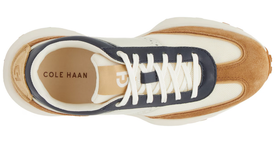 WOMEN'S COLE HAAN GRAND CROSSCOURT MEADOW RUNNER | IVORY / GOLDEN HONEY SUN