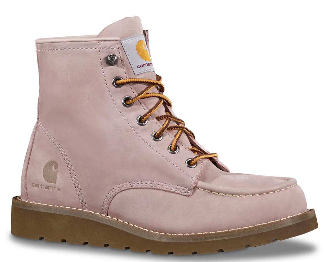 WOMEN'S CARHARTT 6" MOC TOE WEDGE BOOT | LIGHT PURPLE