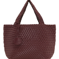 WOMEN'S ILSE JACOBSEN HANDBAG | MAROON / EBONY