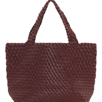 WOMEN'S ILSE JACOBSEN HANDBAG | MAROON / EBONY