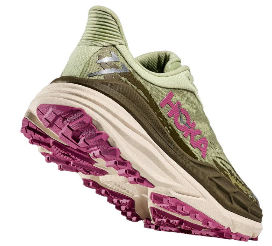 WOMEN'S HOKA STINSON 7 | SEED GREEN / BEET ROOT