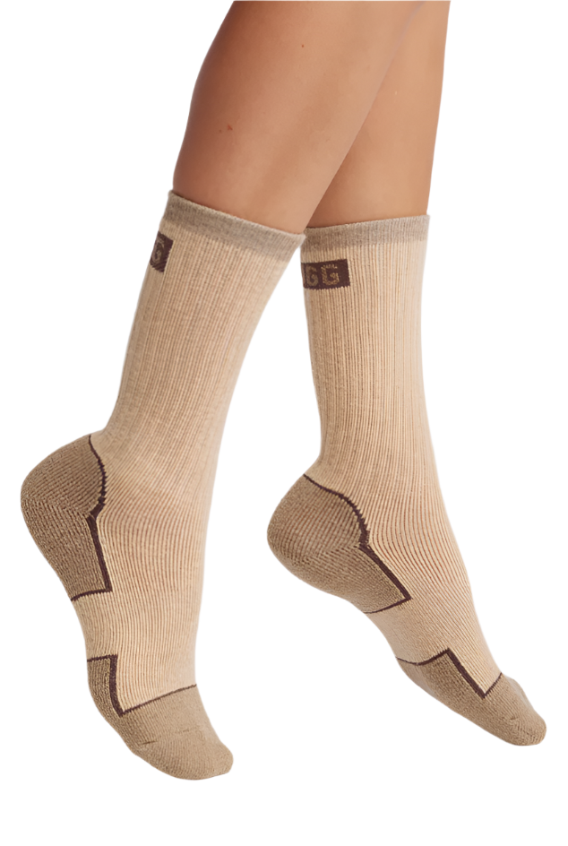 WOMEN'S UGG LUANN WINTER BOOT SOCK | MUSTARD SEED / ANTELOPE