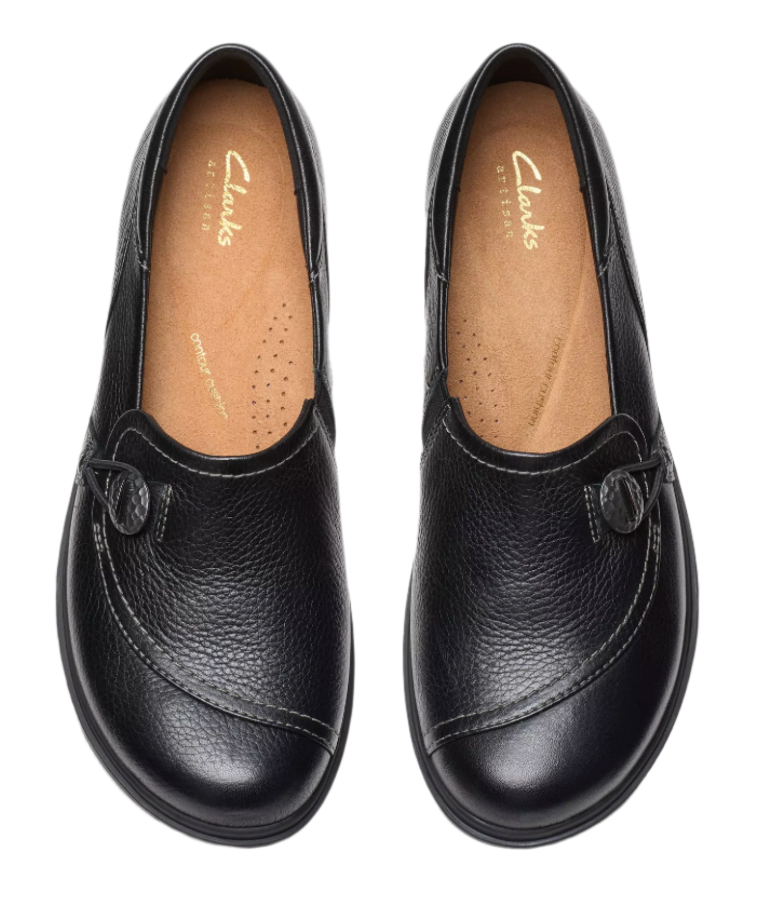 WOMEN'S CLARKS CERTINA EASE | BLACK LEATHER