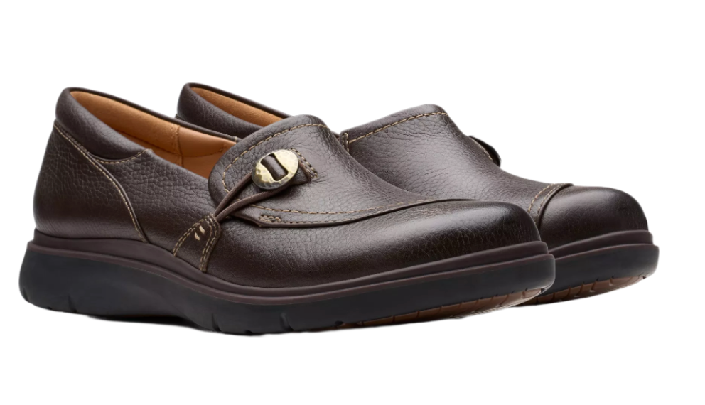 WOMEN'S CLARKS CERTINA EASE | DARK BROWN LEATHER