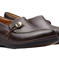 WOMEN'S CLARKS CERTINA EASE | DARK BROWN LEATHER