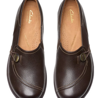 WOMEN'S CLARKS CERTINA EASE | DARK BROWN LEATHER