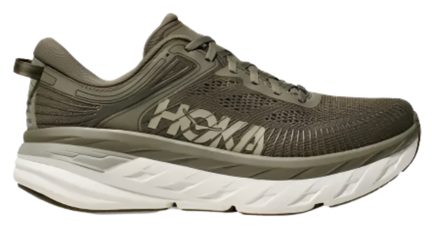 MEN'S HOKA BONDI 7 | OLIVE HAZE / WHITE