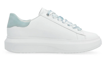 WOMEN'S RIEKER ADELIA 01 | WHITE / LAGOON