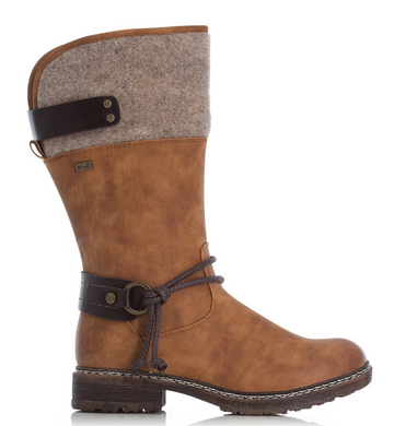 WOMEN'S RIEKER DOMINIKA 74 BOOT | WOOD