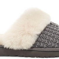 WOMEN'S UGG COZY KNIT SLIPPER | CHARCOAL