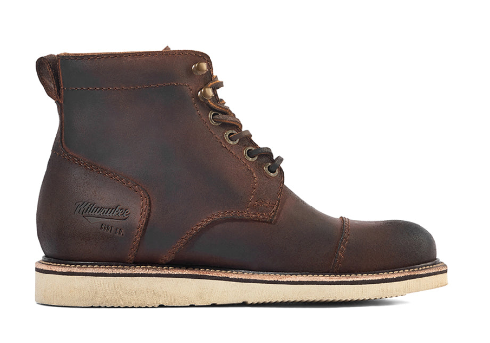 MEN'S MILWAUKEE BOOT CO. BRADY CAP TOE BOOT | GAUCHO