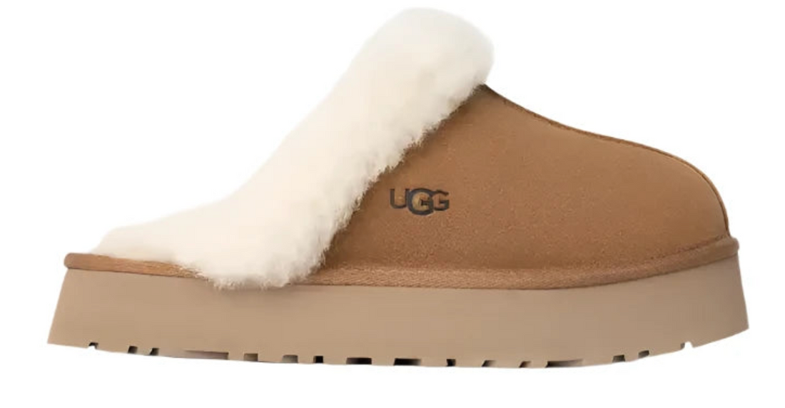 WOMEN'S UGG DISQUETTE SLIPPER | CHESTNUT