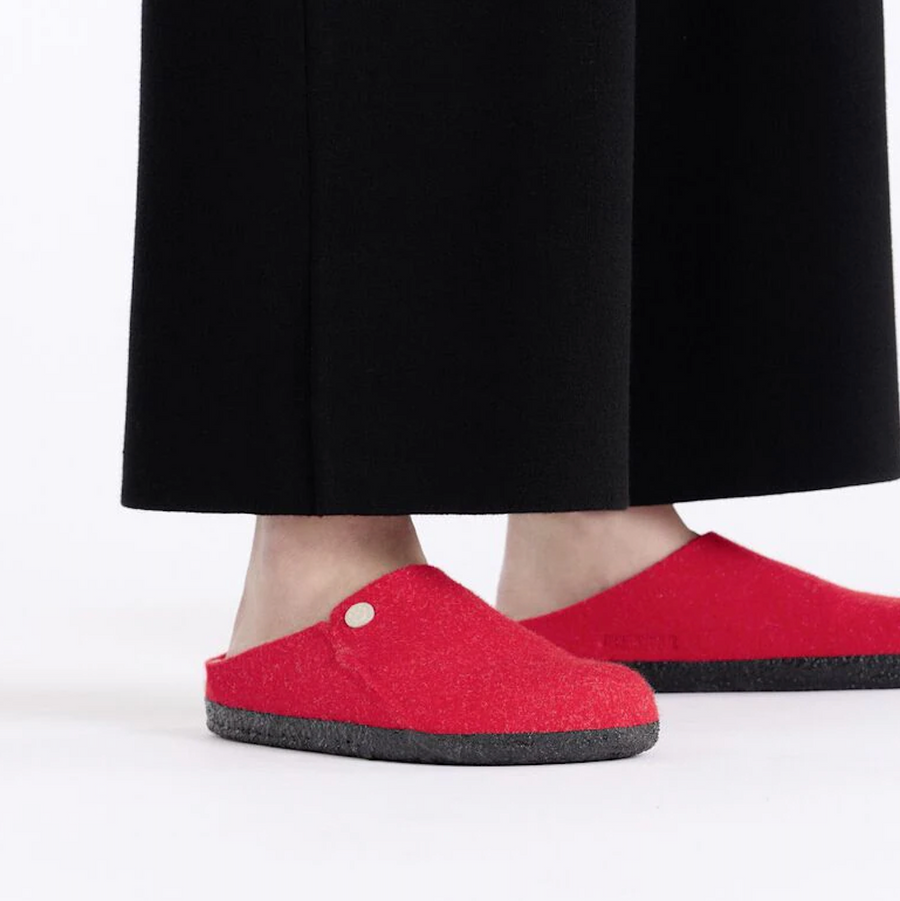 UNISEX BIRKENSTOCK ZERMATT SHEARLING | ACTIVE RED