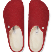 UNISEX BIRKENSTOCK ZERMATT SHEARLING | ACTIVE RED