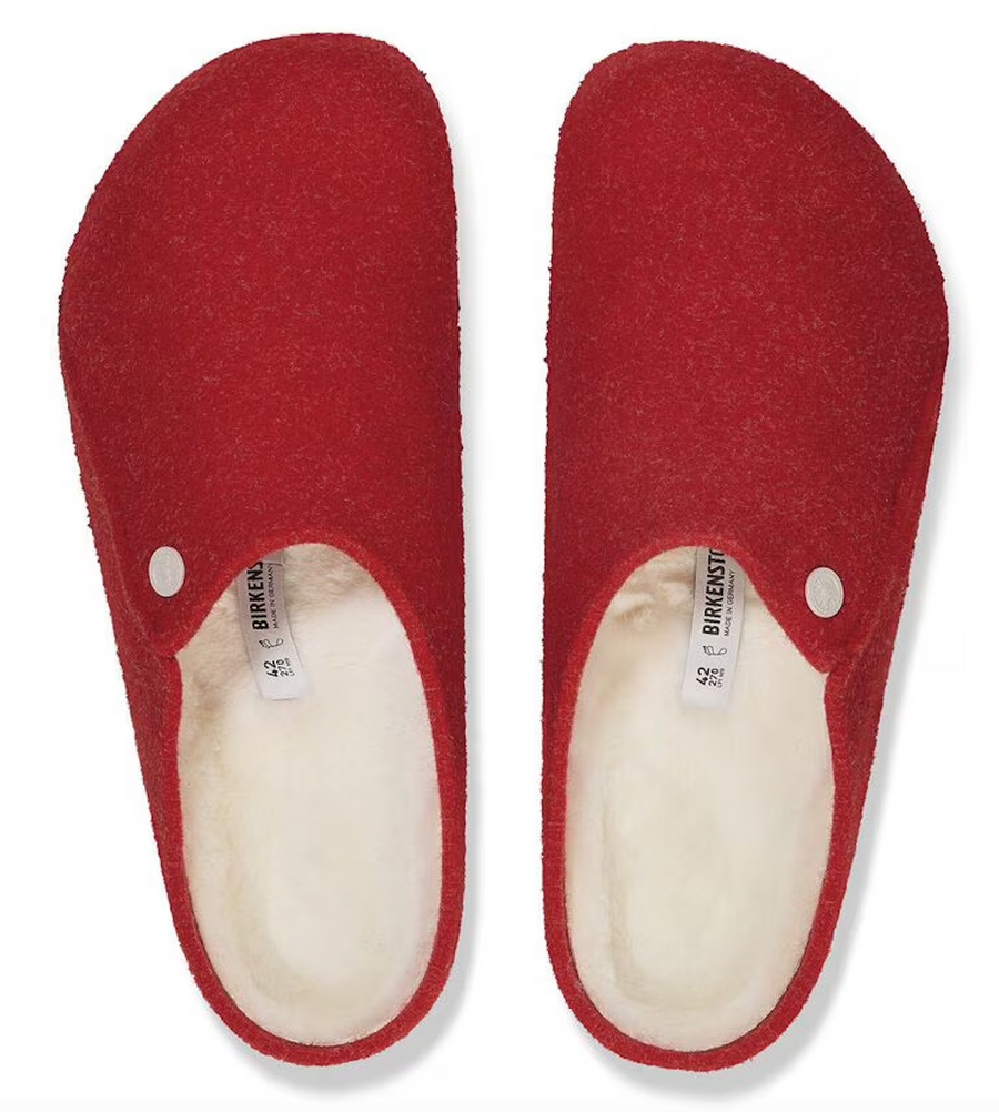 UNISEX BIRKENSTOCK ZERMATT SHEARLING | ACTIVE RED