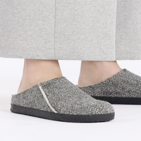 UNISEX BIRKENSTOCK ZERMATT SHEARLING | HERRINGBONE GRAY