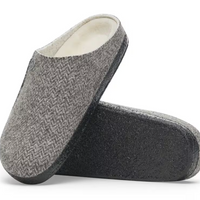 UNISEX BIRKENSTOCK ZERMATT SHEARLING | HERRINGBONE GRAY