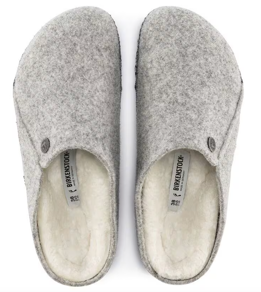 UNISEX BIRKENSTOCK ZERMATT SHEARLING | LIGHT GRAY