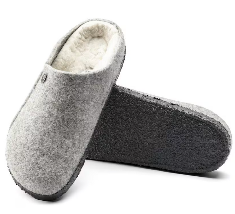 UNISEX BIRKENSTOCK ZERMATT SHEARLING | LIGHT GRAY