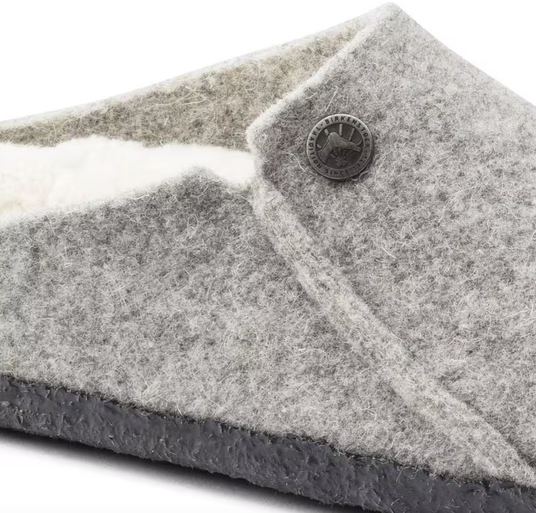 UNISEX BIRKENSTOCK ZERMATT SHEARLING | LIGHT GRAY