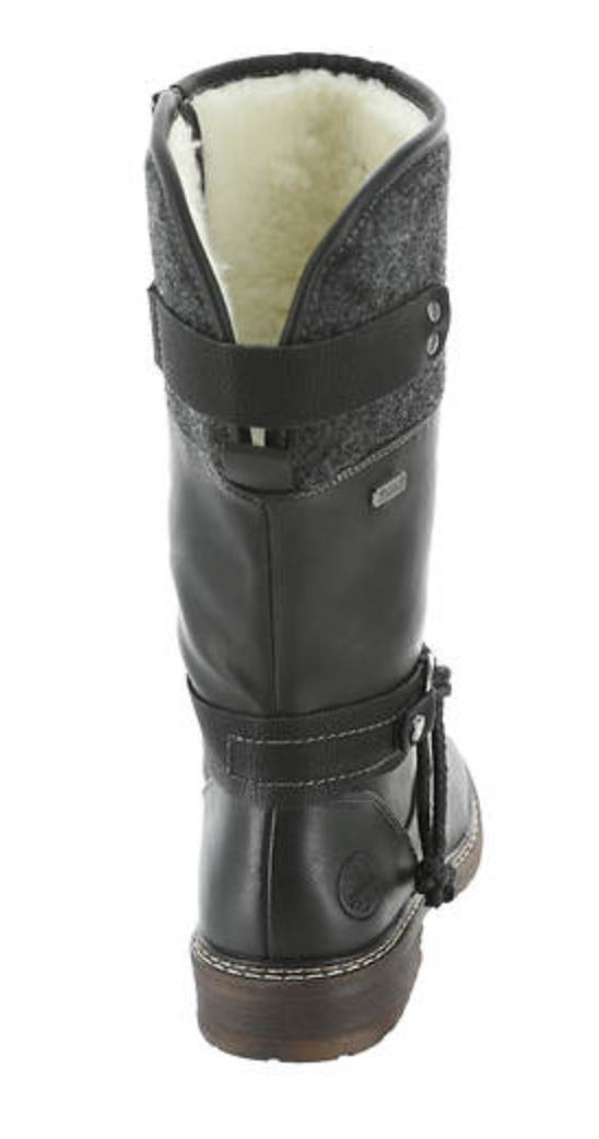 WOMEN'S RIEKER DOMINIKA 74 BOOT | SCHWARZ