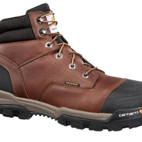 MEN'S CARHARTT GROUND FORCE WATERPROOF 6-INCH COMPOSITE TOE WORK  | PEANUT OIL TAN LEATHER