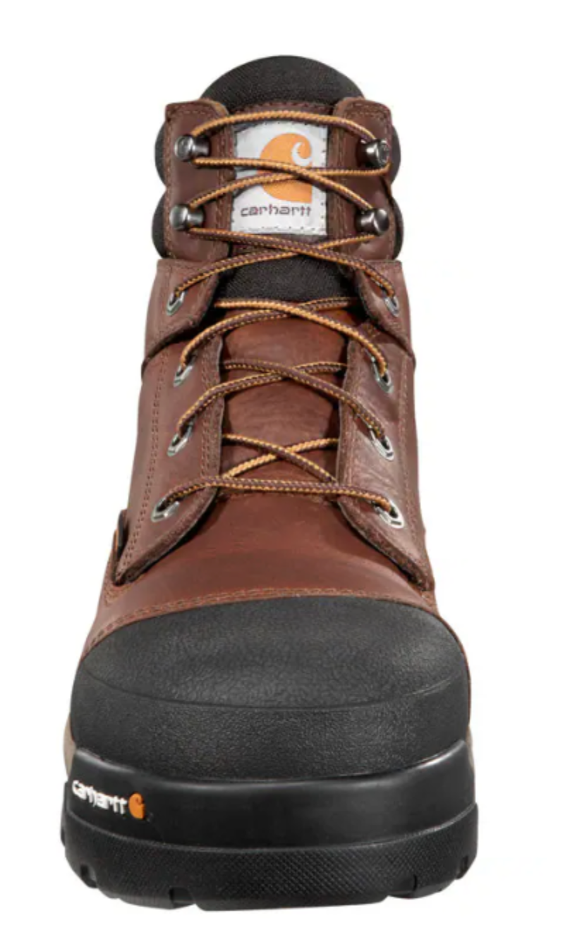 MEN'S CARHARTT GROUND FORCE WATERPROOF 6-INCH COMPOSITE TOE WORK  | PEANUT OIL TAN LEATHER