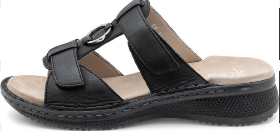 WOMEN'S ARA HERRA SLIDE SANDAL | BLACK