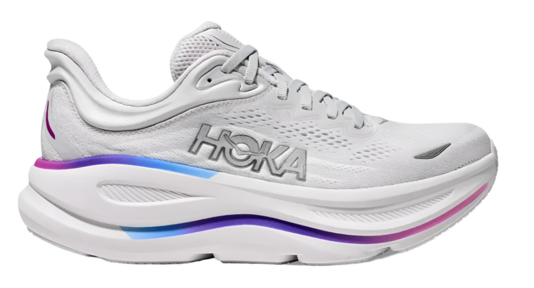 WOMEN'S HOKA BONDI 9 | COSMIC GREY / WHITE