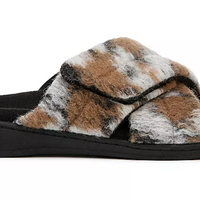 WOMEN'S VIONIC RELAX II SLIPPER | BROWN CAMO FELT