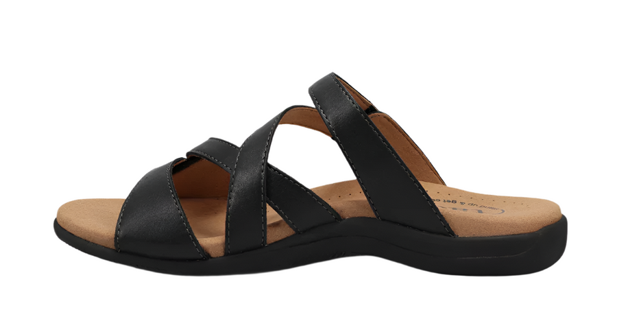 WOMEN'S TAOS DOUBLE U SANDAL | BLACK