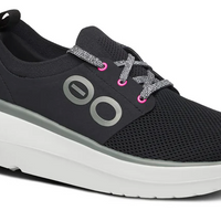 WOMEN'S OOFOS OOMY STRIDE | WHITE / BLACK