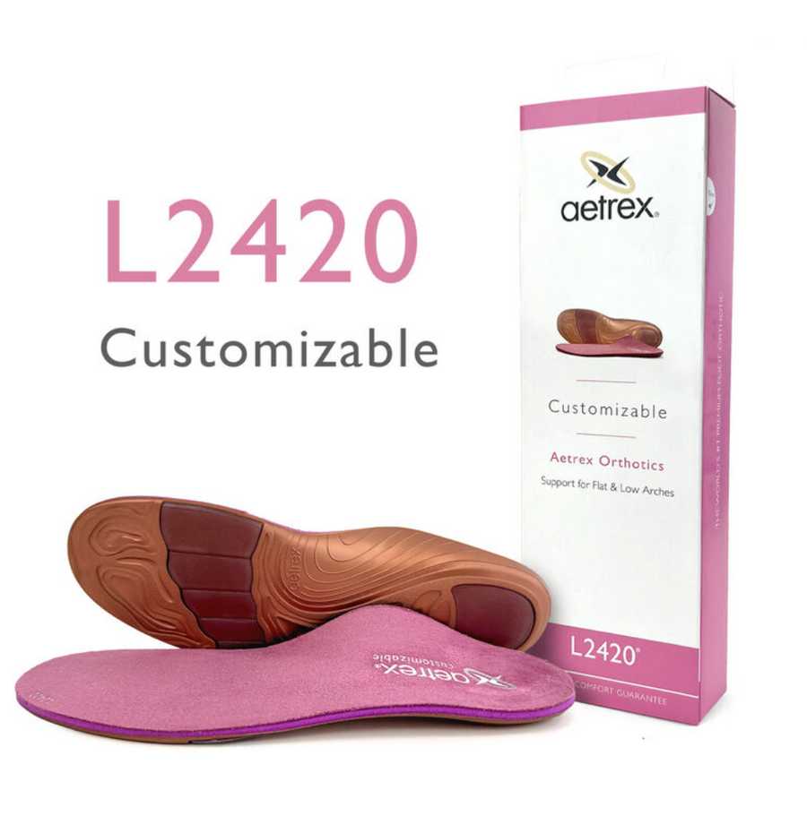 WOMEN'S AETREX CUSTOMIZABLE POSTED ORTHOTICS | L2420