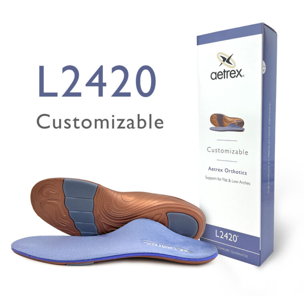 MEN'S AETREX CUSTOMIZABLE POSTED ORTHOTICS | L2420