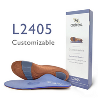 MEN'S AETREX CUSTOMIZABLE ORTHOTICS WITH METATARSAL SUPPORT | L2405