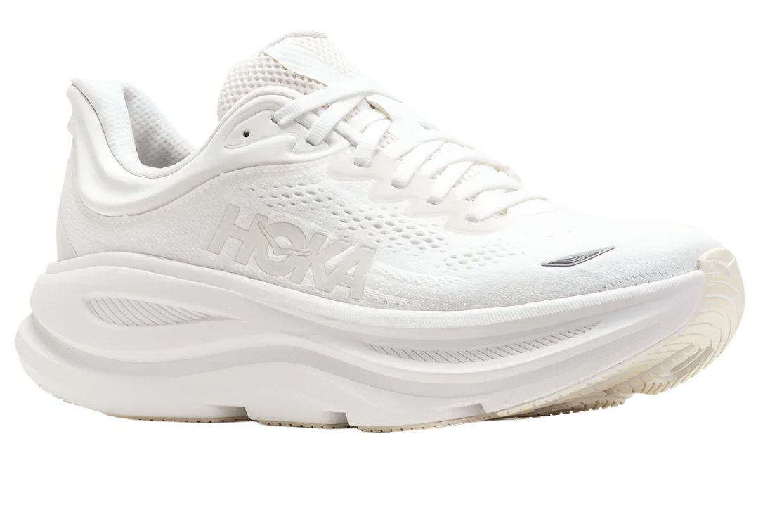 WOMEN'S HOKA BONDI 9 | WHITE / WHITE